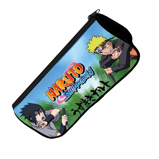 Multicoloured - Front - Naruto: Shippuden Rectangular Naruto Uzumaki & Sasuke Uchiha Pencil Case