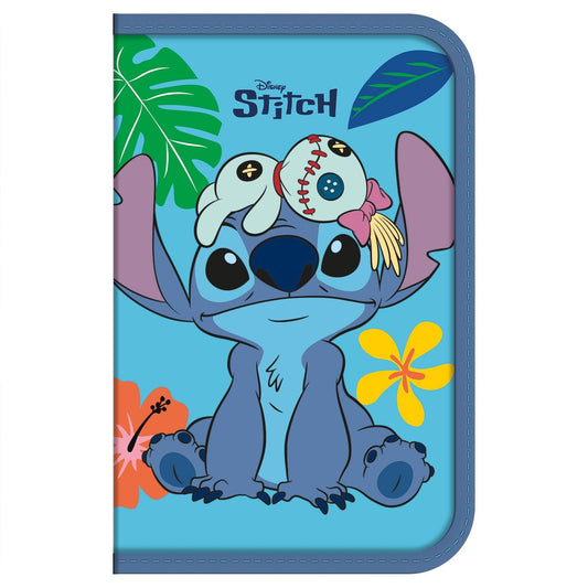 Blue-Purple - Front - Lilo & Stitch Core PVC Pencil Case Set