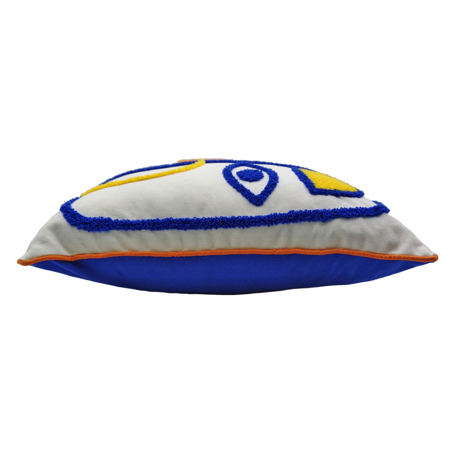 White-Multicoloured - Back - Dan Hobday Feel Good I Filled Cushion