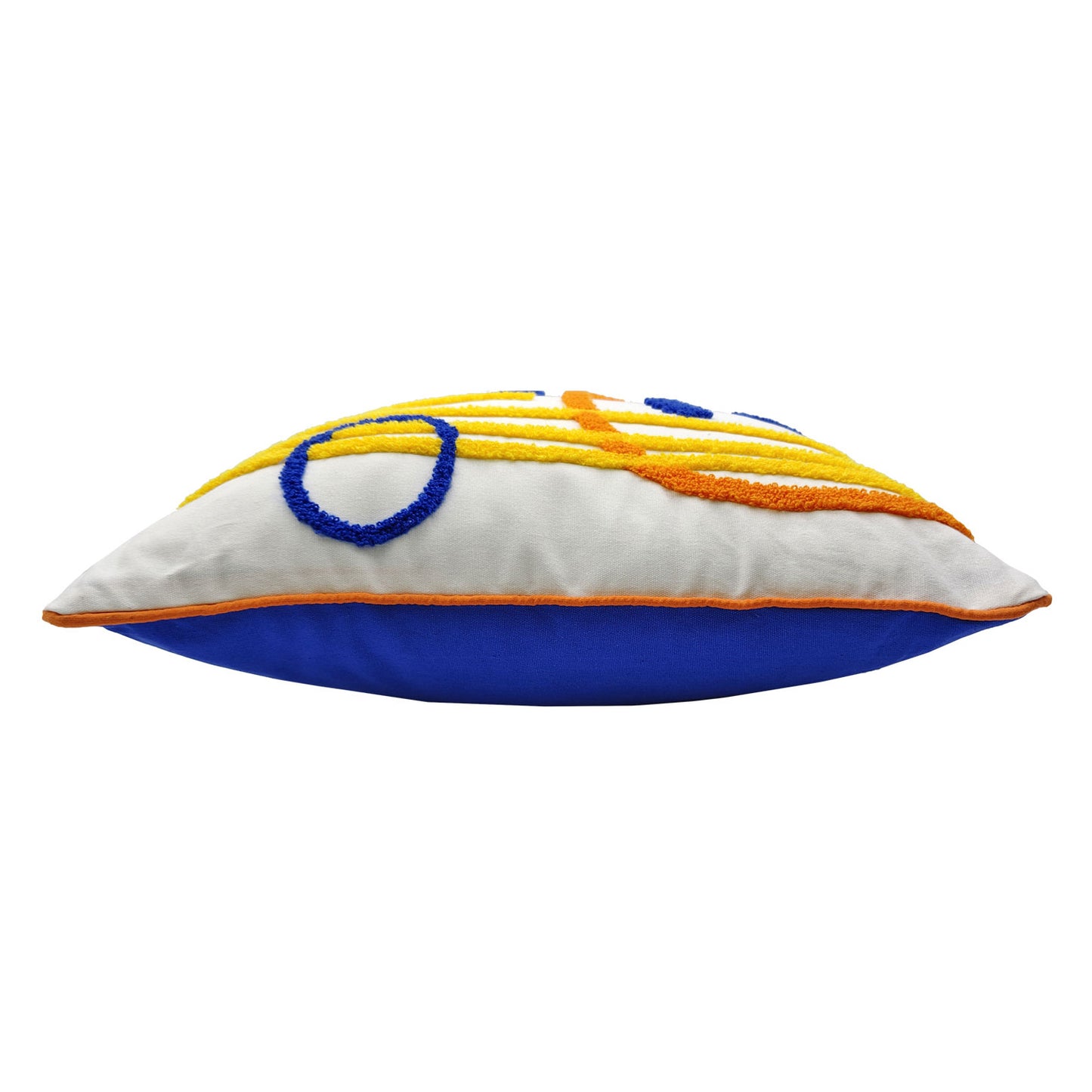 White-Multicoloured - Back - Dan Hobday Feel Good 2 Filled Cushion