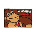 Brown-Red - Front - Donkey Kong Welcome To The Jungle Door Mat