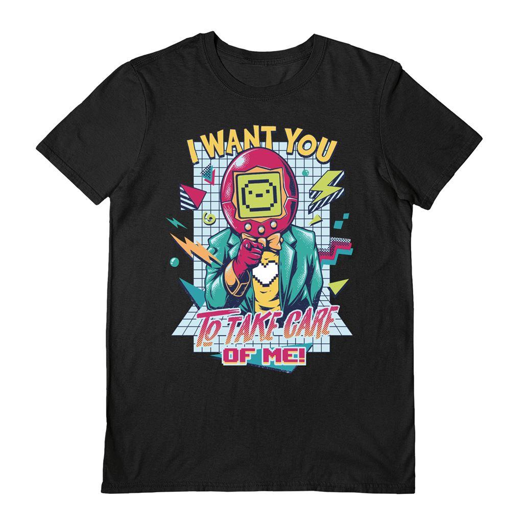Black - Front - Ilustrata Unisex Adult Samagotchi T-Shirt