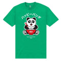 Irish Green - Front - TORC Unisex Adult Happy Panda T-Shirt