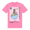 Pink - Front - TORC Unisex Adult Ramen Ingredients T-Shirt