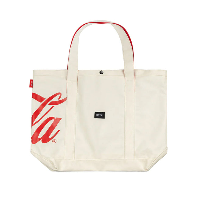 Red - Back - Coca-Cola Logo Tote Bag