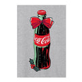 Heather Grey - Back - Coca-Cola Unisex Adult Bottle Bow Sweatshirt