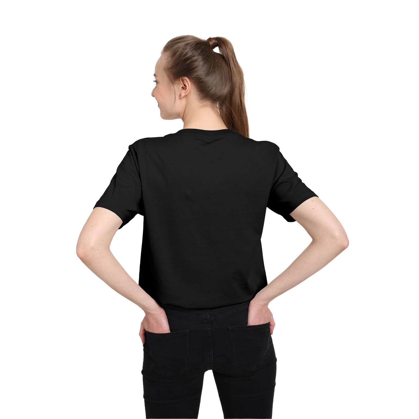 Black - Lifestyle - Apoh Unisex Adult I Heart Paris T-Shirt