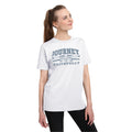 White - Side - Journey Unisex Adult Faithfully T-Shirt