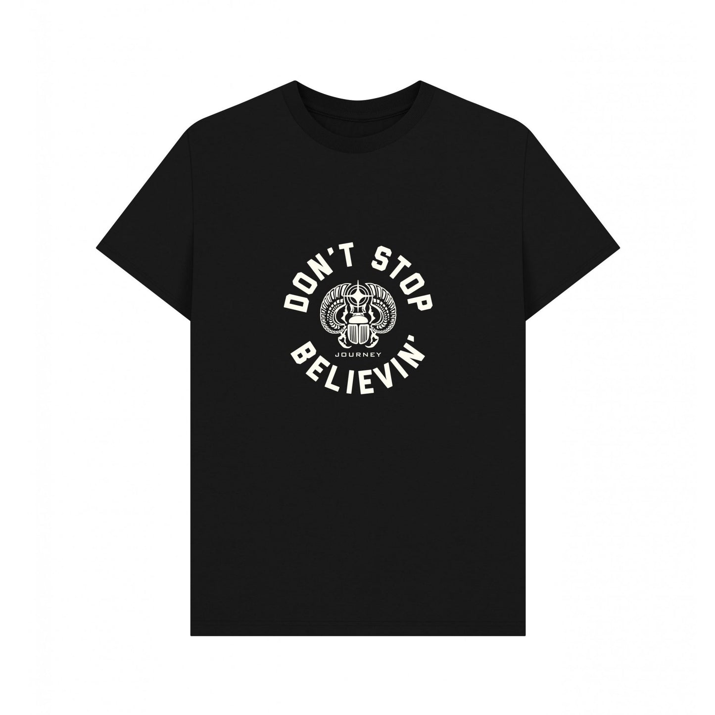 Black - Front - Journey Unisex Adult Don´t Stop Believin´ T-Shirt