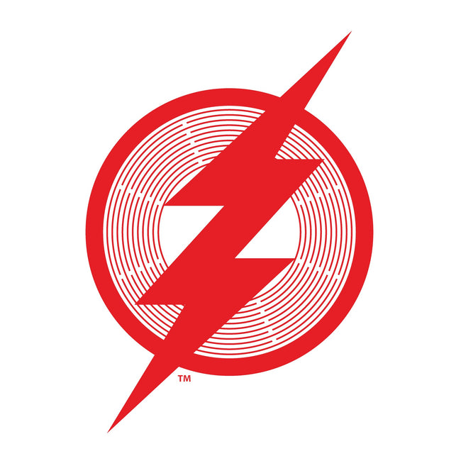 White-Red - Side - The Flash Unisex Adult Logo T-Shirt