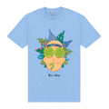 Light Blue - Front - Rick And Morty Unisex Adult Eyes T-Shirt