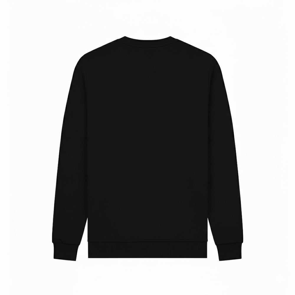 Black - Back - Apoh Unisex Adult 1831 Hokusai Long-Sleeved T-Shirt
