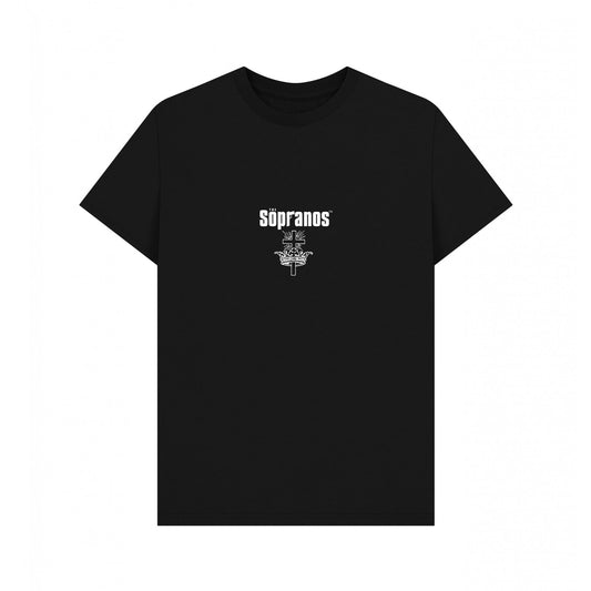 Black - Front - The Sopranos Unisex Adult TV Show Graphic T-Shirt