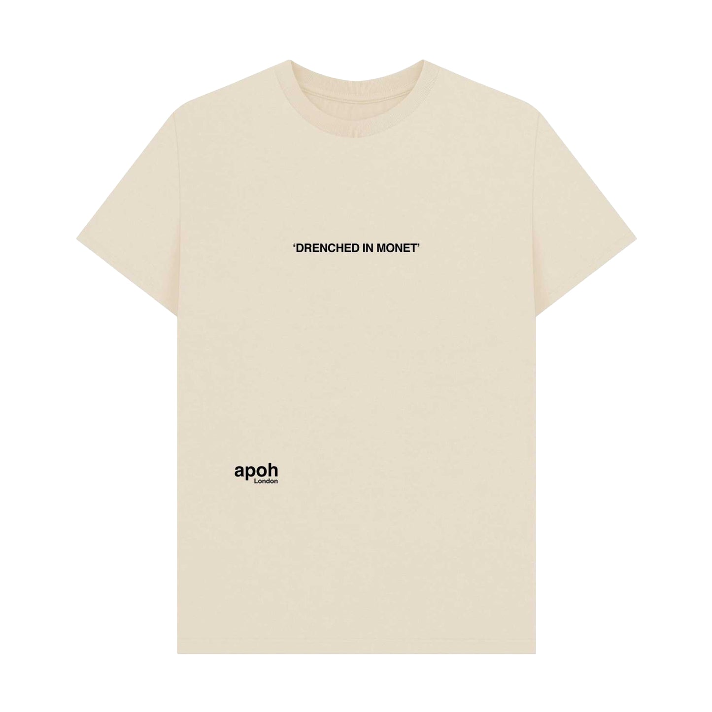 Oat - Front - Apoh Unisex Adult Drenched In Monet T-Shirt