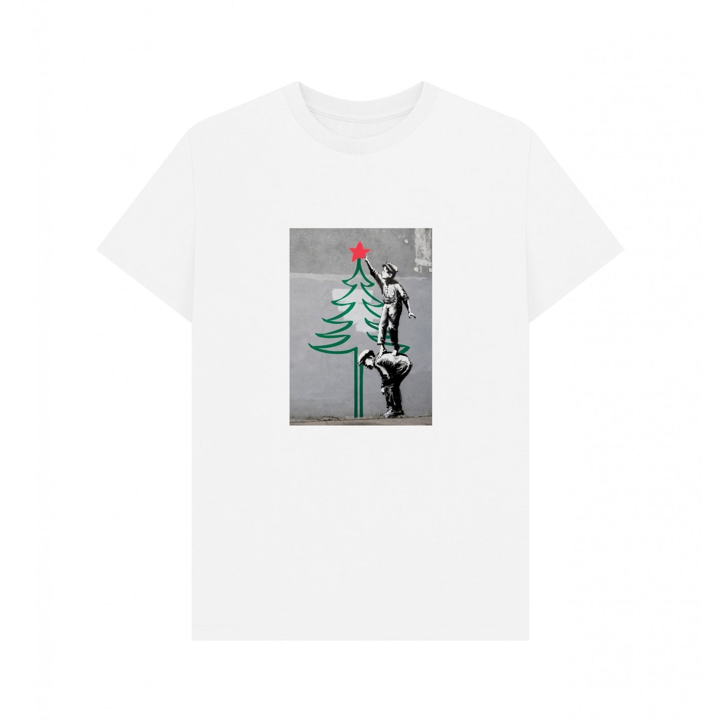 Athletic Grey - Side - Apoh Unisex Adult Flowers Picasso T-Shirt