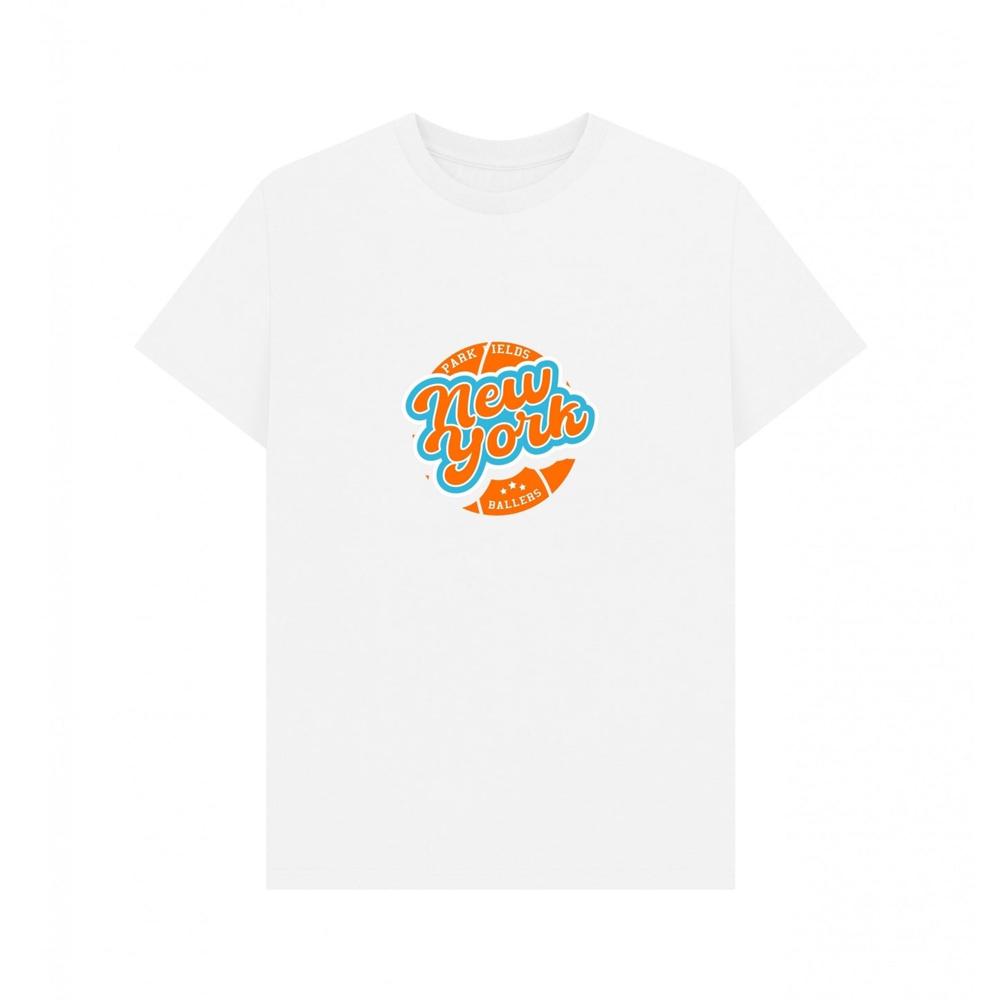 White - Front - Park Fields Unisex Adult New York Ballers T-Shirt