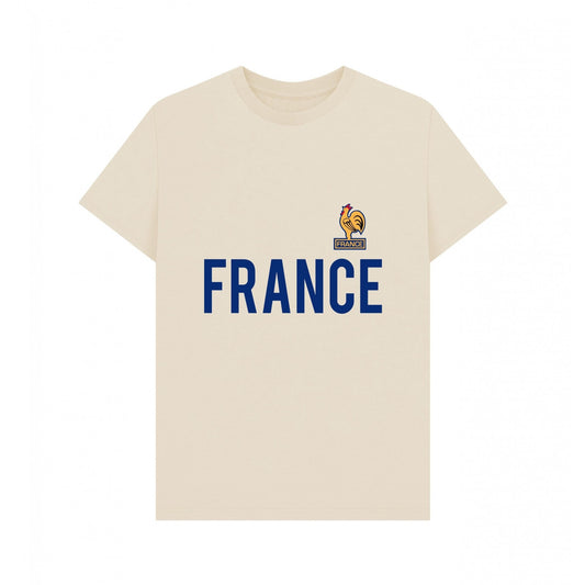 Oat - Front - TOFFS Unisex Adult France T-Shirt