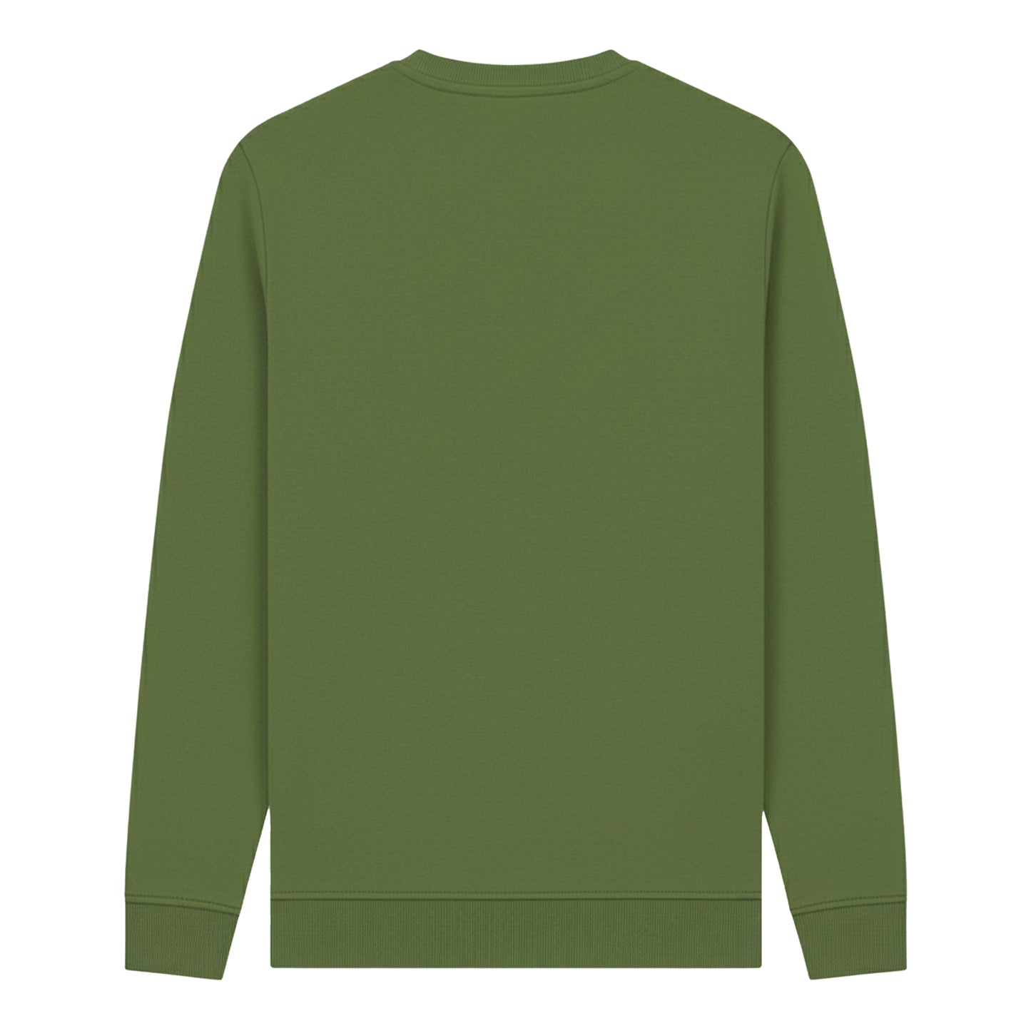 Khaki - Back - Rick And Morty Unisex Adult Happy Human Holidays Sweatshirt