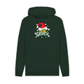 Evergreen - Front - The Grinch Unisex Adult Santa Hat Stars Hoodie