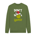 Khaki Green - Front - The Grinch Unisex Adult Don´t Be A Grinch Graphic Sweatshirt