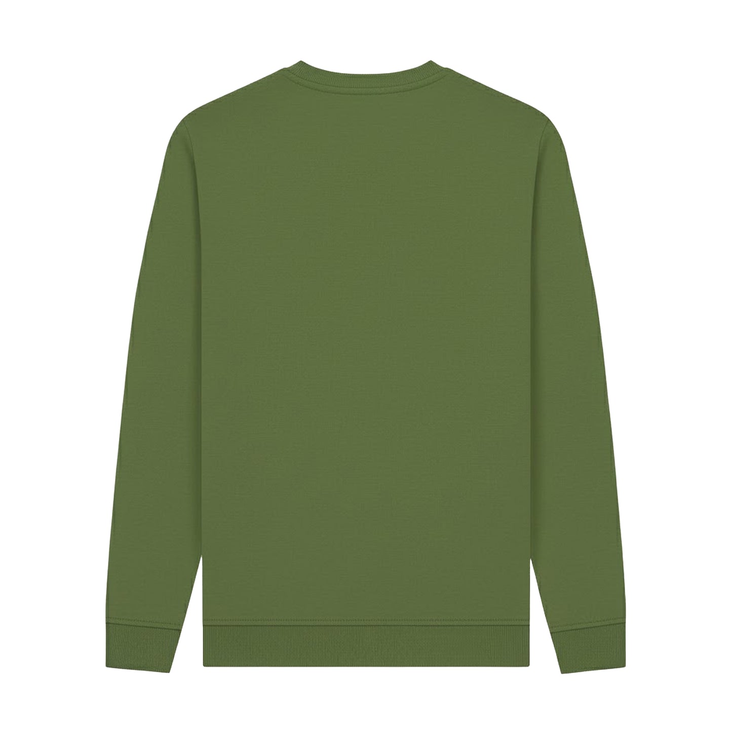 Khaki Green - Back - The Grinch Unisex Adult Wreath Sweatshirt