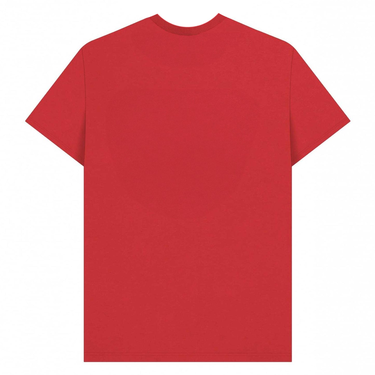 Red - Back - Superman Unisex Adult Official Shield T-Shirt
