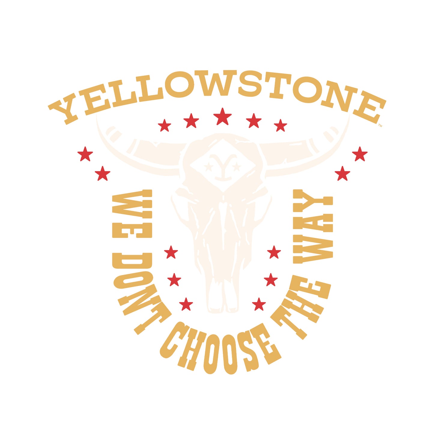 Black - Side - Yellowstone Unisex Adult We Don´t Choose The Way T-Shirt