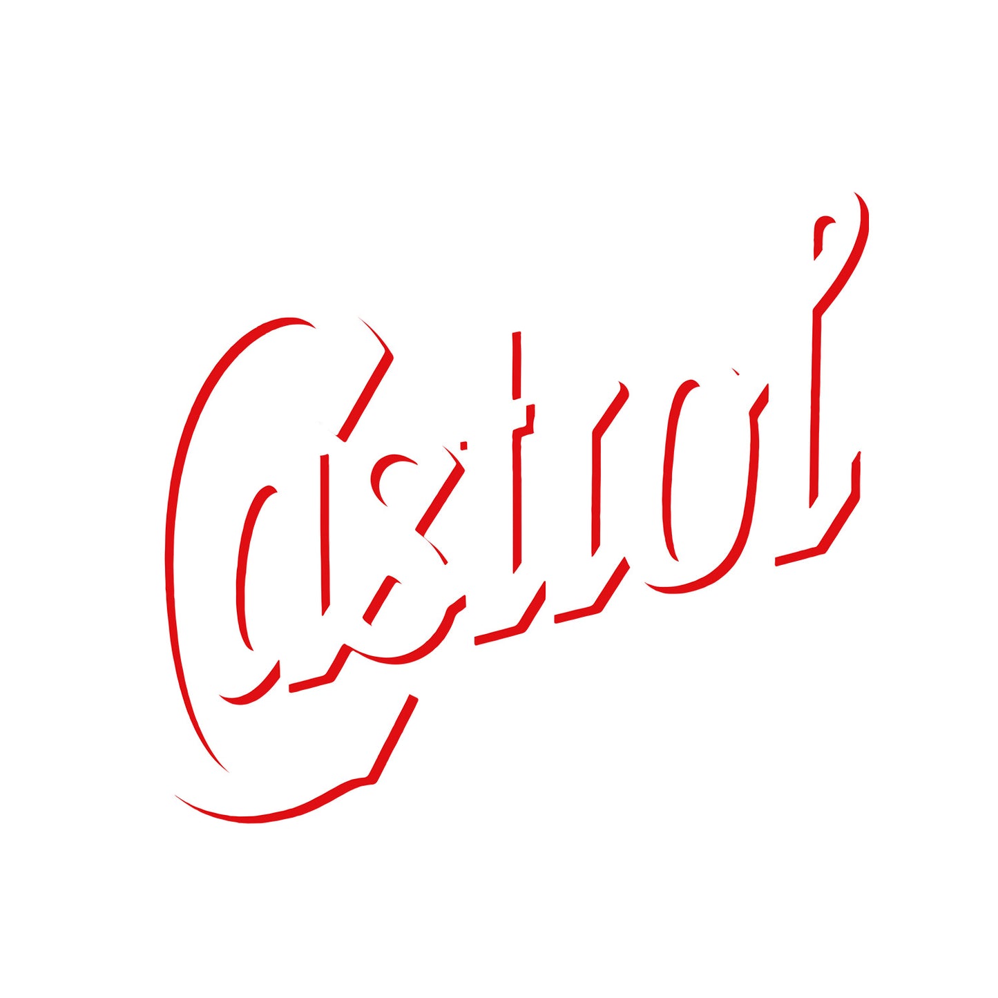 Dark Green - Side - Castrol Unisex Adult Registered Logo T-Shirt