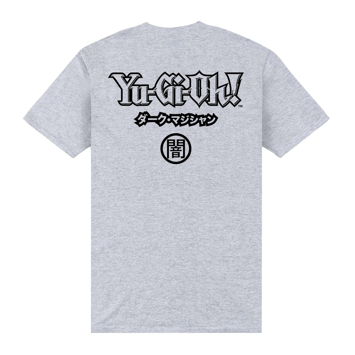 Heather Grey - Back - Yu-Gi-Oh! Unisex Adult The Dark Magician Japanese T-Shirt
