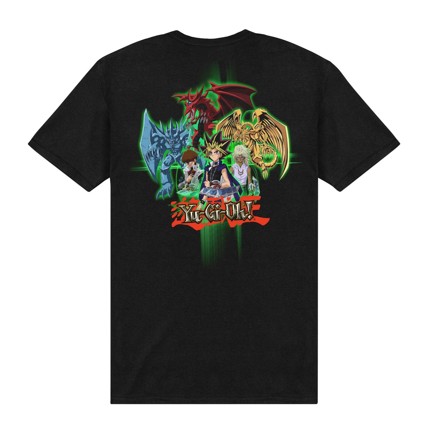 Black - Back - Yu-Gi-Oh! Unisex Adult Glow T-Shirt