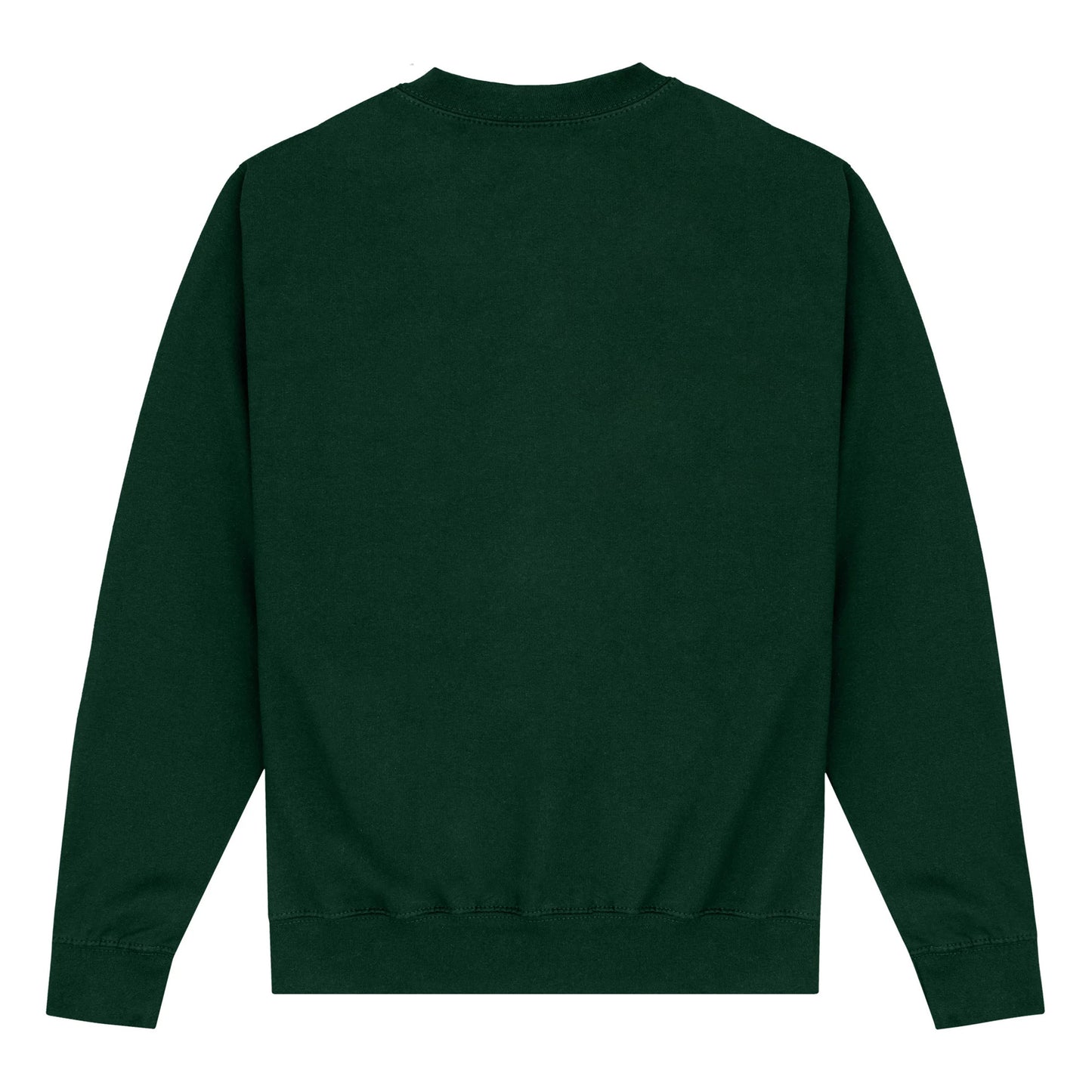 Forest Green - Back - Brown University Unisex Adult Emblem Sweatshirt