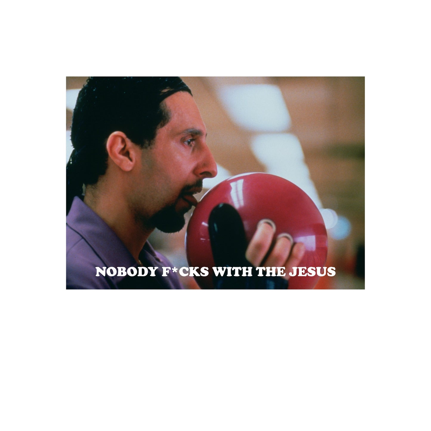 Black - Side - The Big Lebowski Unisex Adult Jesus Sweatshirt