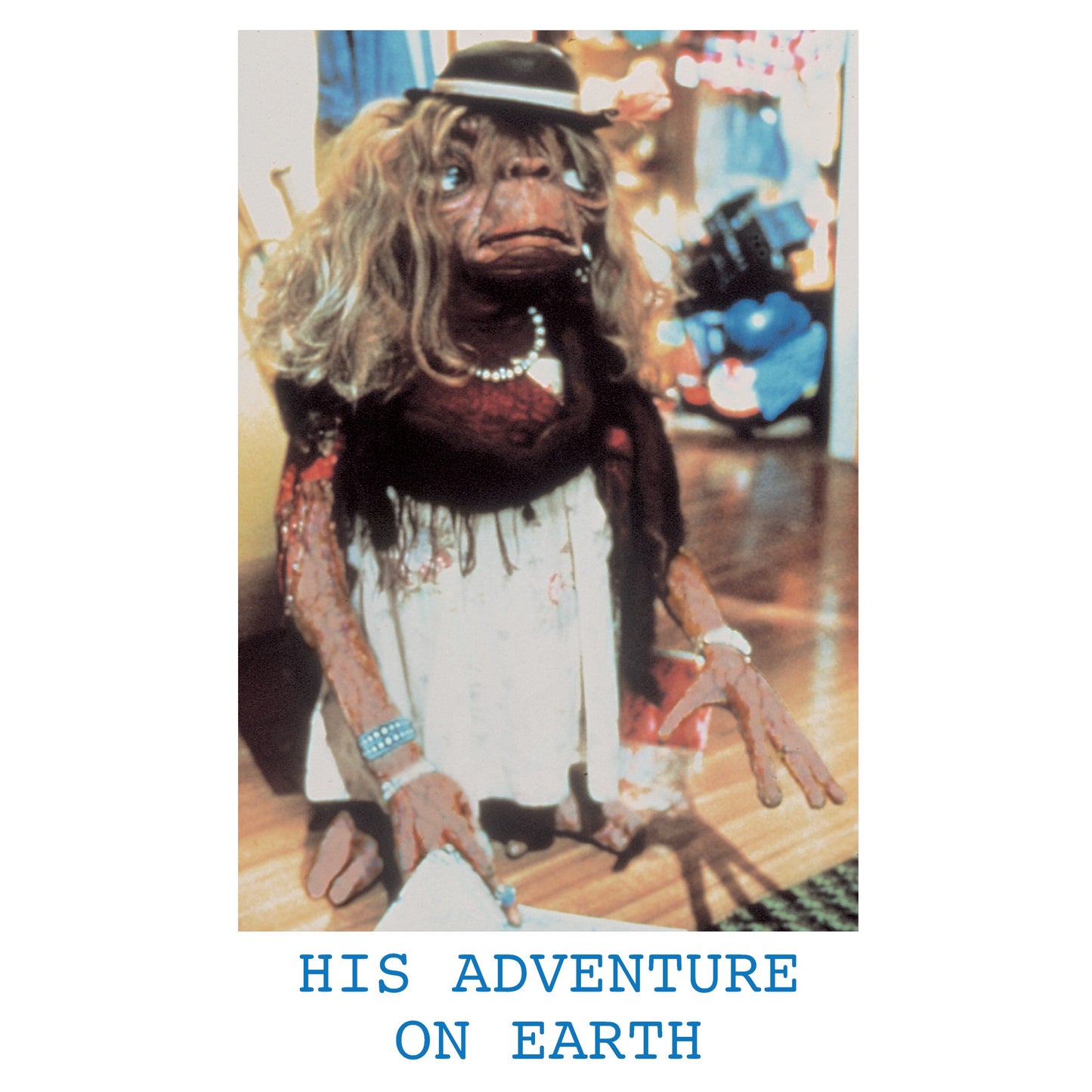 White - Side - E.T Unisex Adult His Adventure On Earth T-Shirt