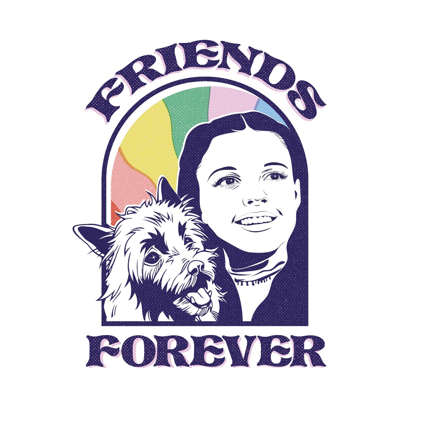 Vanilla - Lifestyle - The Wizard Of Oz Unisex Adult Friends Forever Sweatshirt