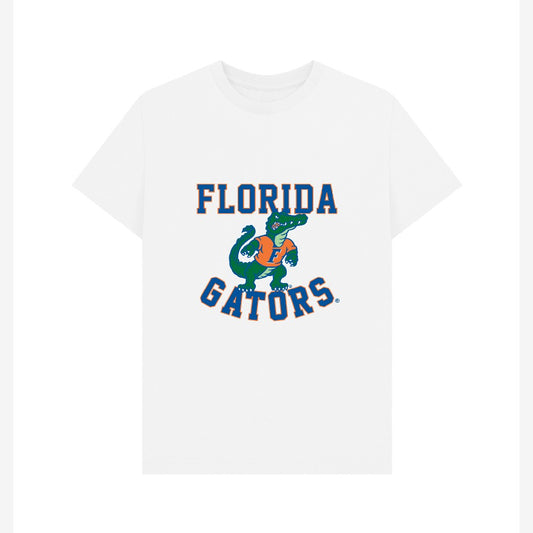 White - Front - University Of Florida Unisex Adult Gators T-Shirt