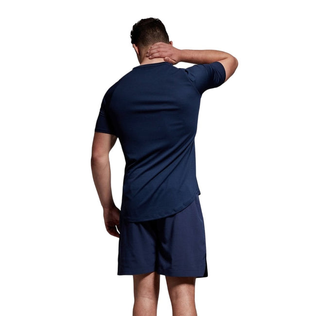 Navy - Back - Canterbury Mens Small Logo Lightweight T-Shirt
