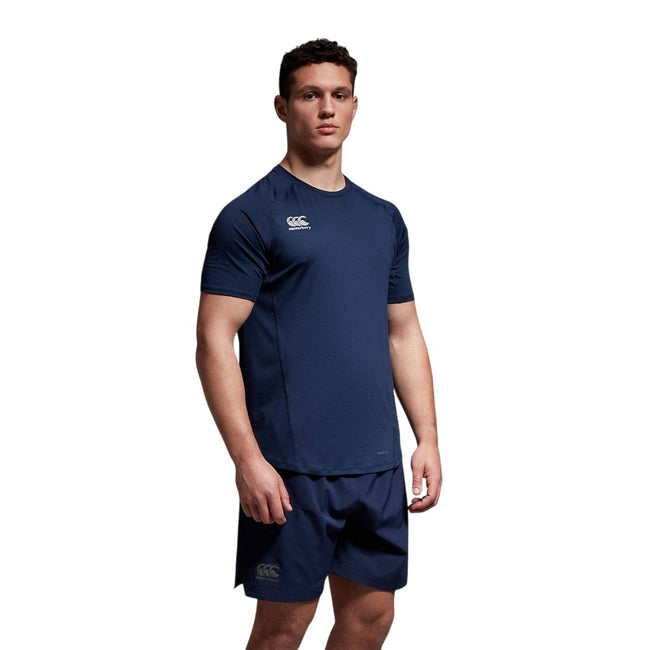 Navy - Lifestyle - Canterbury Mens Small Logo Lightweight T-Shirt