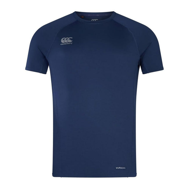Navy - Front - Canterbury Mens Small Logo Lightweight T-Shirt