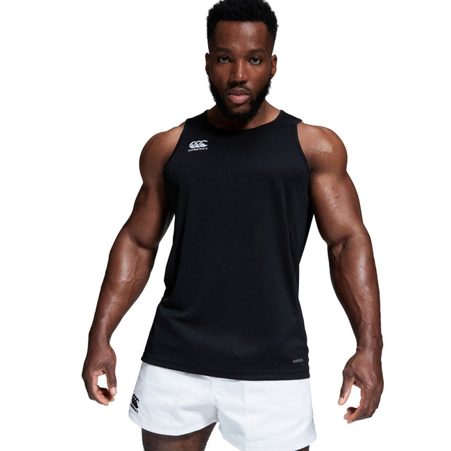 Black - Side - Canterbury Mens Club Dry Tank Top