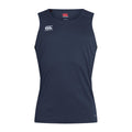 Navy - Front - Canterbury Mens Club Dry Tank Top
