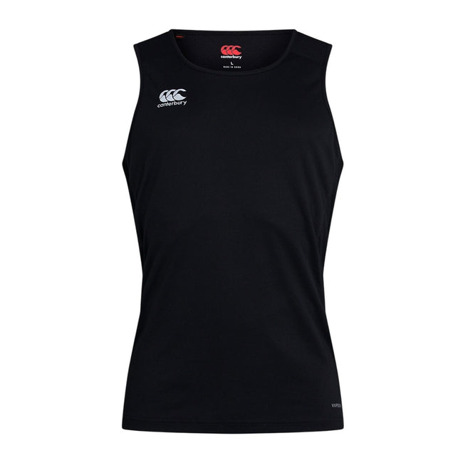 Black - Front - Canterbury Mens Club Dry Tank Top