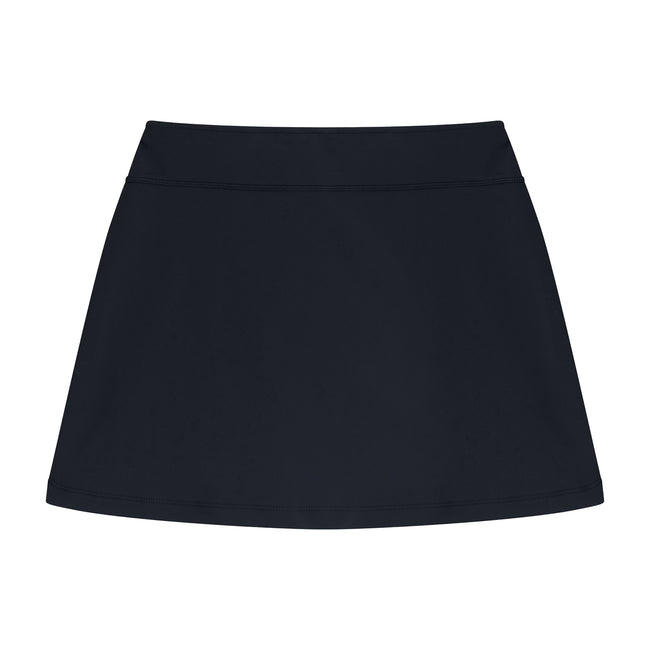 Black - Back - Canterbury Girls Plain Skort