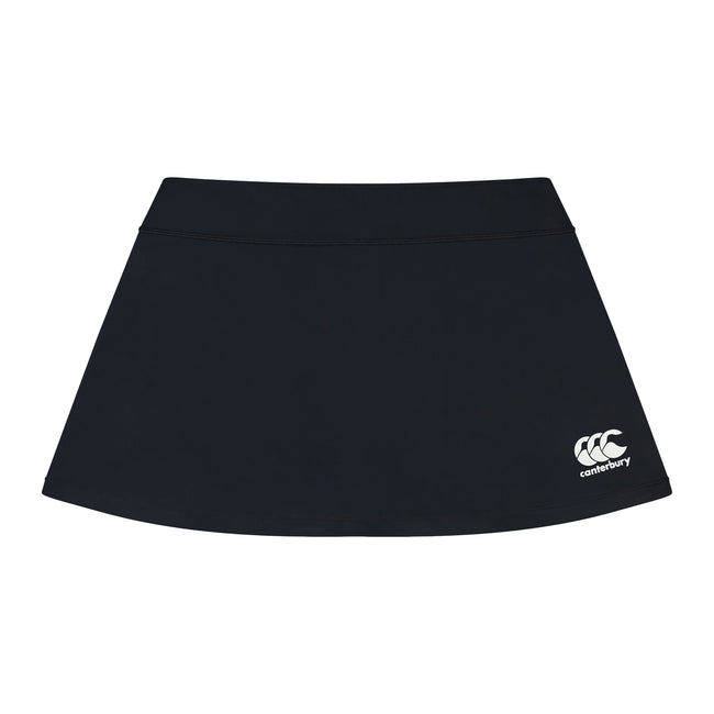 Black - Front - Canterbury Womens-Ladies Club Plain Skort