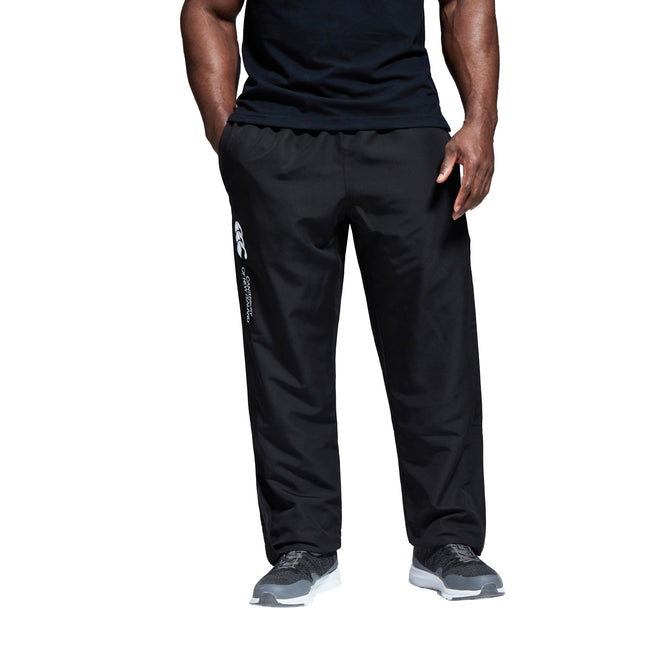 Black - Front - Canterbury Mens Stadium Open Hem Tracksuit Bottoms