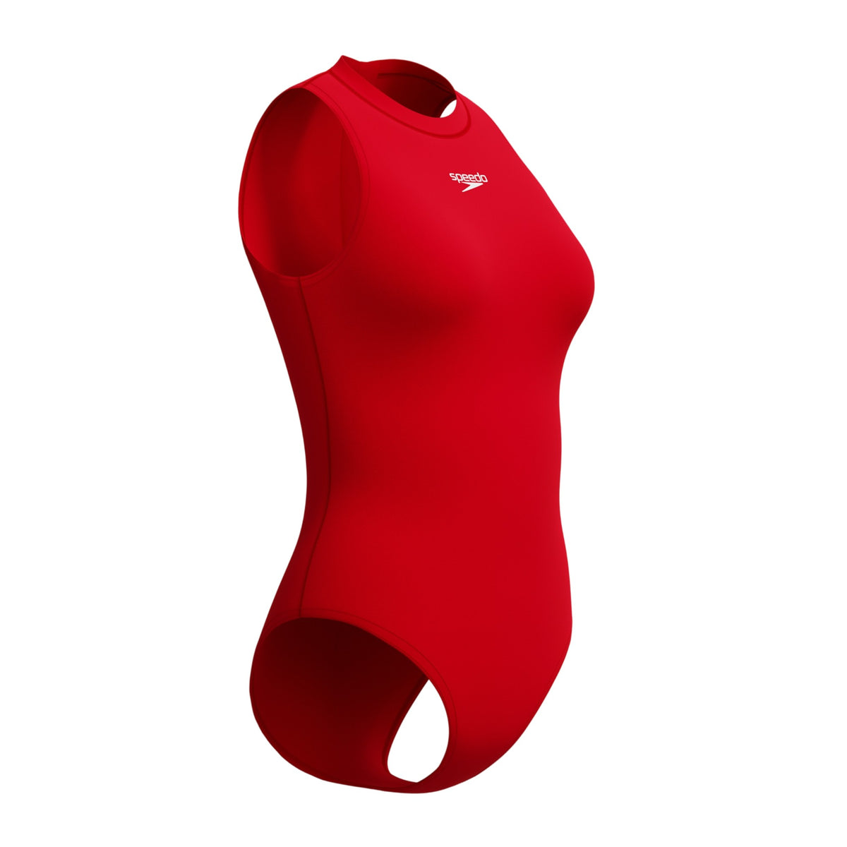 Red - Pack Shot - Speedo Womens-Ladies Hydrasuit Endurance+ One Piece Swimsuit