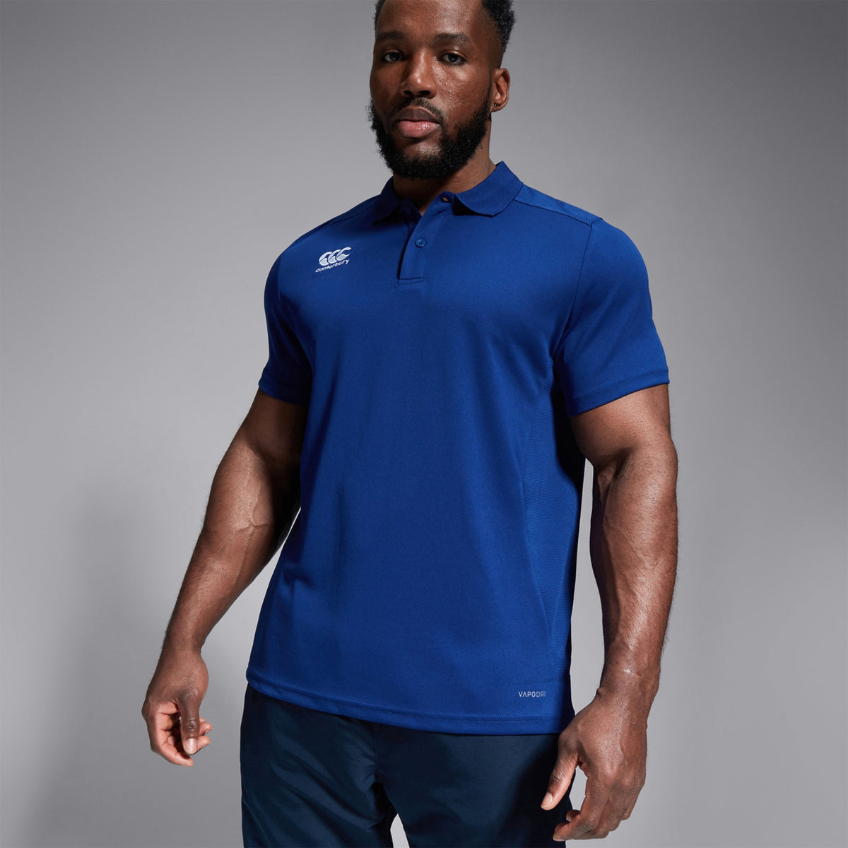 Blue - Pack Shot - Canterbury Womens-Ladies Club Dry Polo Shirt