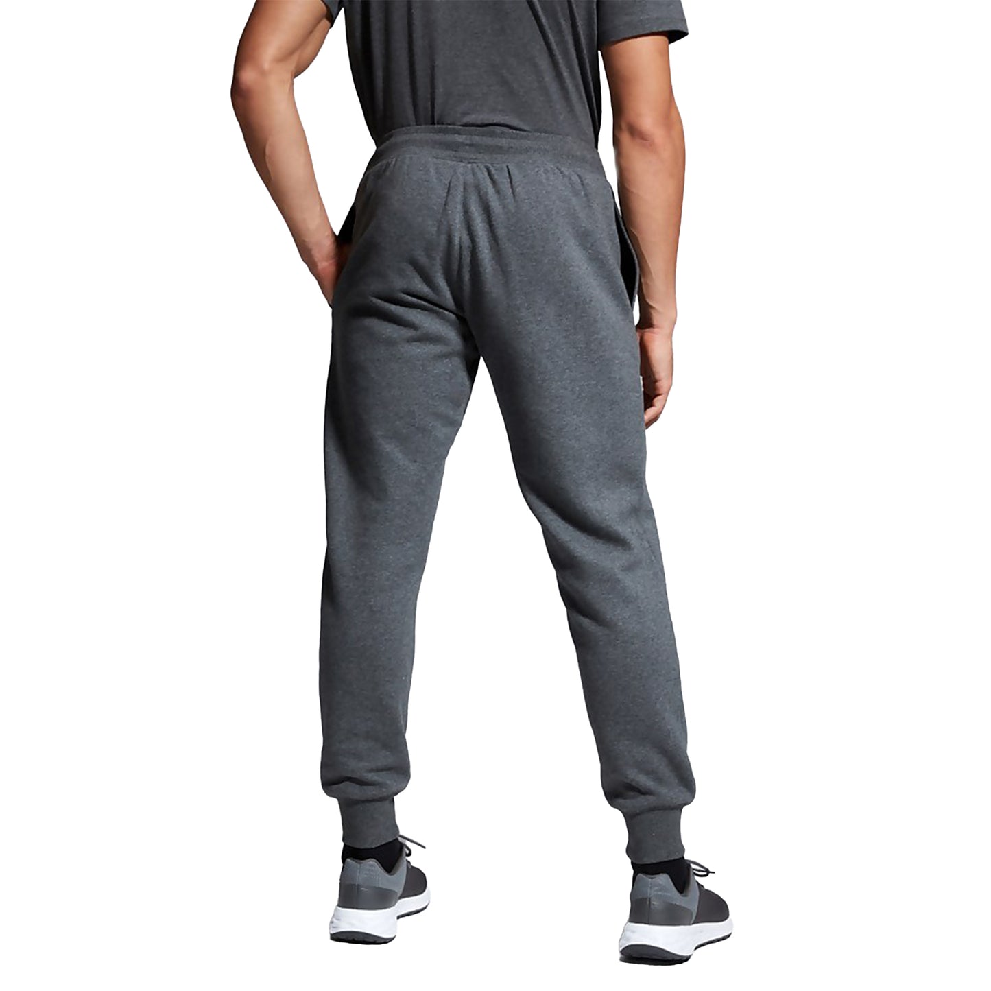 Grey Marl - Lifestyle - Canterbury Mens Fleece Tapered Leg Jogging Bottoms