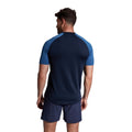 Navy-True Navy Marl - Close up - Canterbury Mens Elite Training T-Shirt