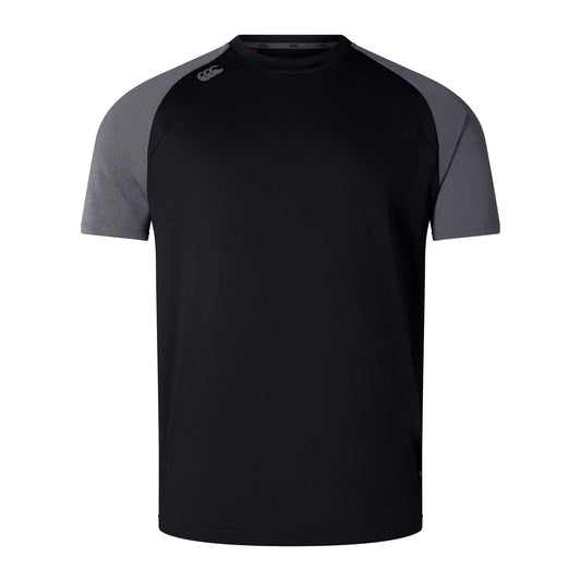 Black-Magnolia Marl - Front - Canterbury Mens Elite Training T-Shirt