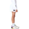 White - Side - Canterbury Childrens-Kids Cotton Drill Shorts